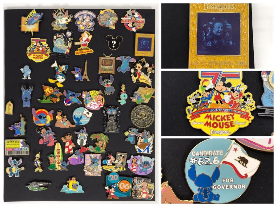 Collection Of Walt Disney Disneyland Pins Trading Pins [Photo 1]