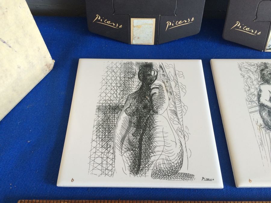 PICASSO Tiles - La Femme - Limited Edition Authorized by the Estate of Picasso, Spadem, Paris, 1976 [Photo 4]