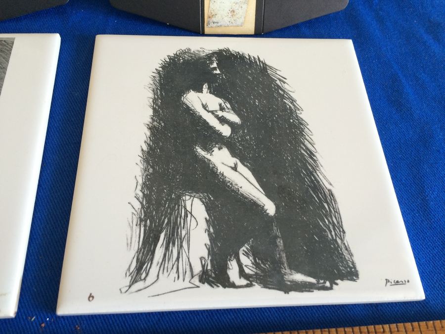 PICASSO Tiles - La Femme - Limited Edition Authorized by the Estate of Picasso, Spadem, Paris, 1976 [Photo 6]