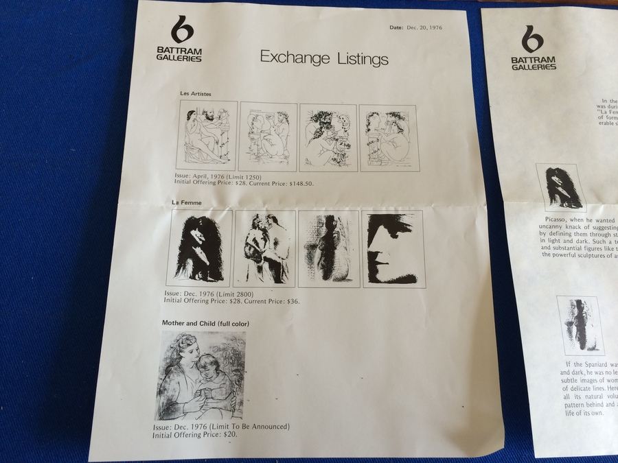 PICASSO Tiles - La Femme - Limited Edition Authorized by the Estate of Picasso, Spadem, Paris, 1976 [Photo 9]