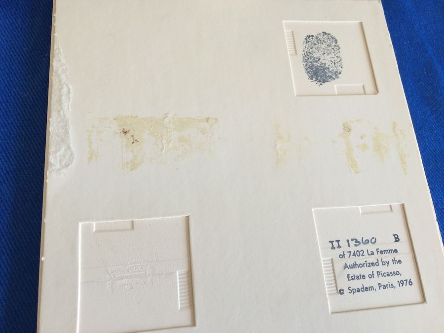 PICASSO Tiles - La Femme - Limited Edition Authorized by the Estate of Picasso, Spadem, Paris, 1976 [Photo 19]