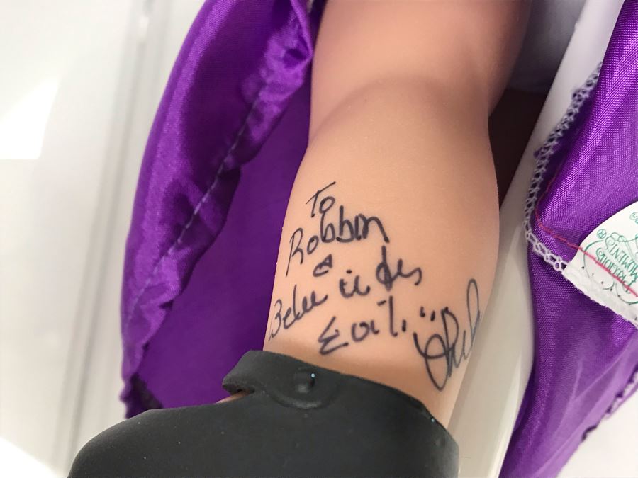 HAND SIGNED By Linda Rick Disney Parks The Doll Maker Precious Moments Evil Queen Doll Item No. 5034 With Acrylic Display Case [Photo 8]