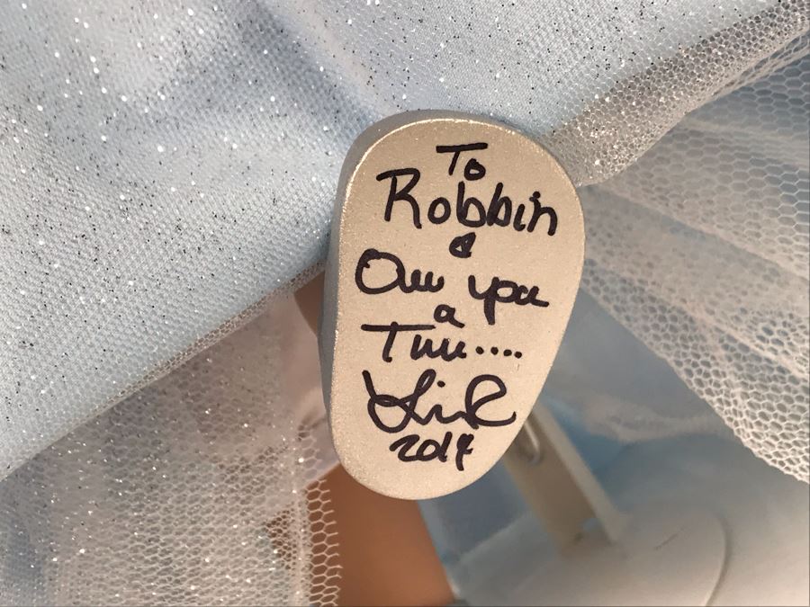 HAND SIGNED By Linda Rick Disney Parks Precious Moments Classic Cinderella Disney Doll Item No. 5144 With Acrylic Display Case [Photo 10]