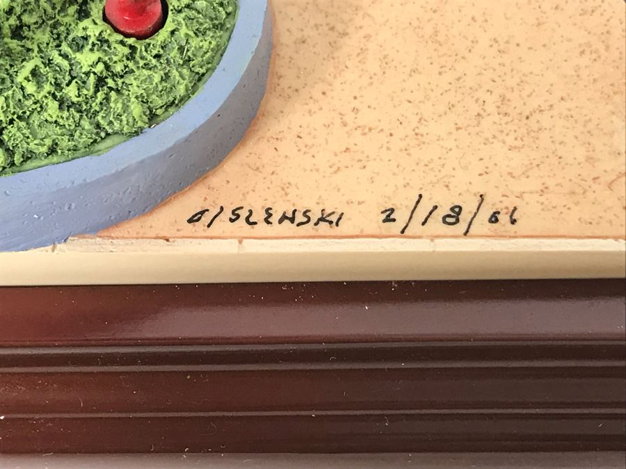 HAND SIGNED By Robert Olszewski Astro Orbitor Disneyland Main Street, USA Disney Theme Park Attraction Miniature Model With Box - Client Had Orbitor Mechanized But Not Rotating When Tested [Photo 2]