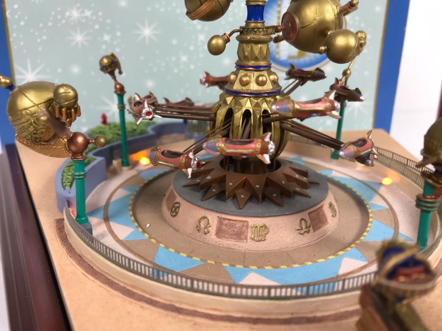HAND SIGNED By Robert Olszewski Astro Orbitor Disneyland Main Street, USA Disney Theme Park Attraction Miniature Model With Box - Client Had Orbitor Mechanized But Not Rotating When Tested [Photo 6]