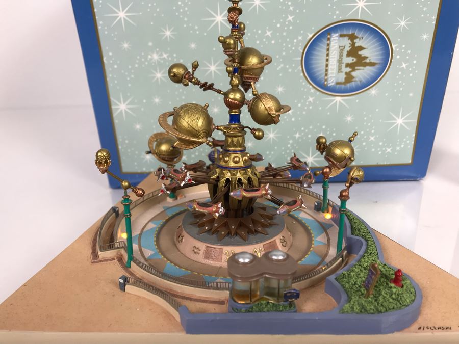 HAND SIGNED By Robert Olszewski Astro Orbitor Disneyland Main Street, USA Disney Theme Park Attraction Miniature Model With Box - Client Had Orbitor Mechanized But Not Rotating When Tested [Photo 10]