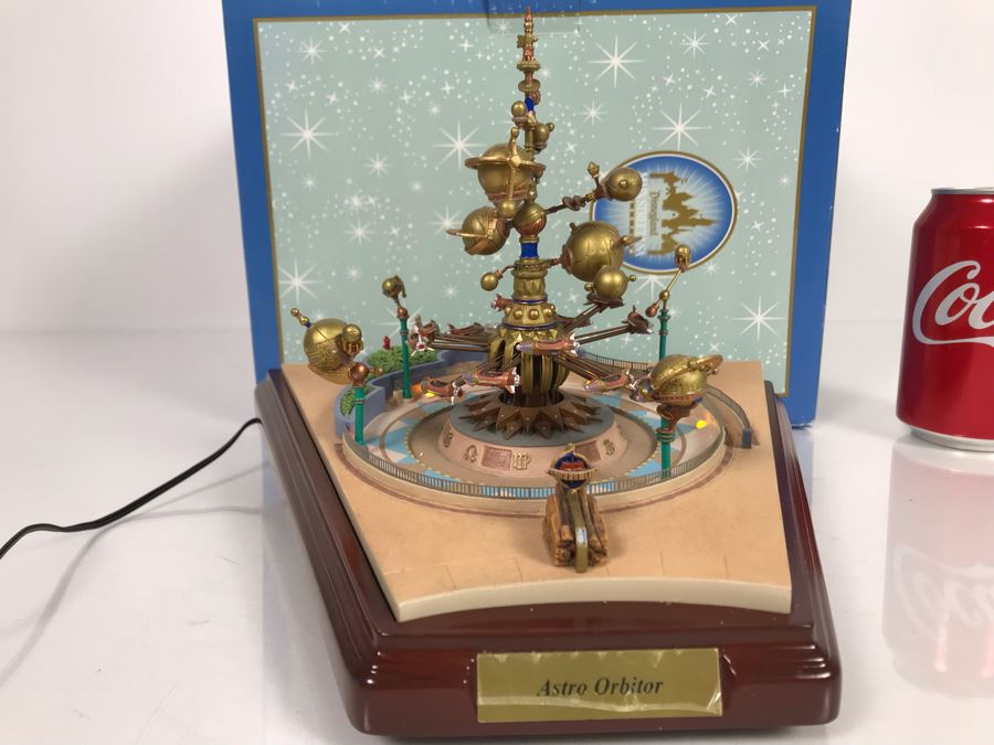 HAND SIGNED By Robert Olszewski Astro Orbitor Disneyland Main Street, USA Disney Theme Park Attraction Miniature Model With Box - Client Had Orbitor Mechanized But Not Rotating When Tested [Photo 3]