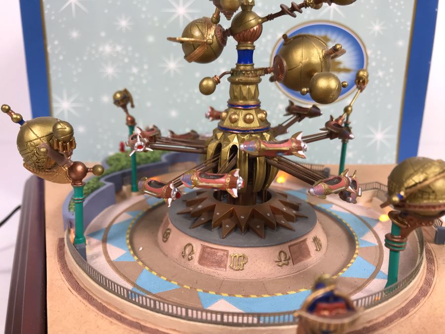 HAND SIGNED By Robert Olszewski Astro Orbitor Disneyland Main Street, USA Disney Theme Park Attraction Miniature Model With Box - Client Had Orbitor Mechanized But Not Rotating When Tested [Photo 5]