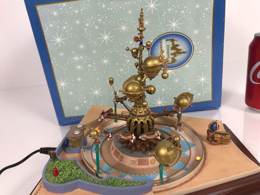 HAND SIGNED By Robert Olszewski Astro Orbitor Disneyland Main Street, USA Disney Theme Park Attraction Miniature Model With Box - Client Had Orbitor Mechanized But Not Rotating When Tested [Photo 9]