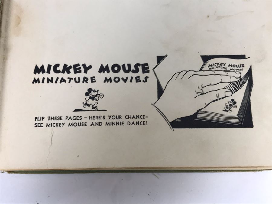 Vintage 1931 Book Mickey Mouse Movie Stories Story And Illustrations By Staff Of Walt Disney Studio David McKay Company [Photo 5]