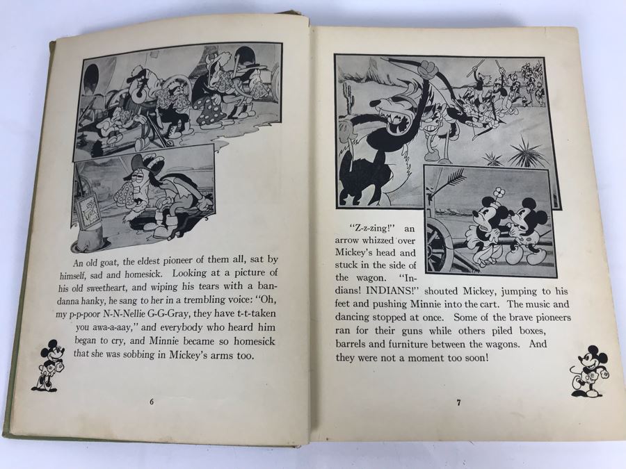 Vintage 1931 Book Mickey Mouse Movie Stories Story And Illustrations By Staff Of Walt Disney Studio David McKay Company [Photo 14]