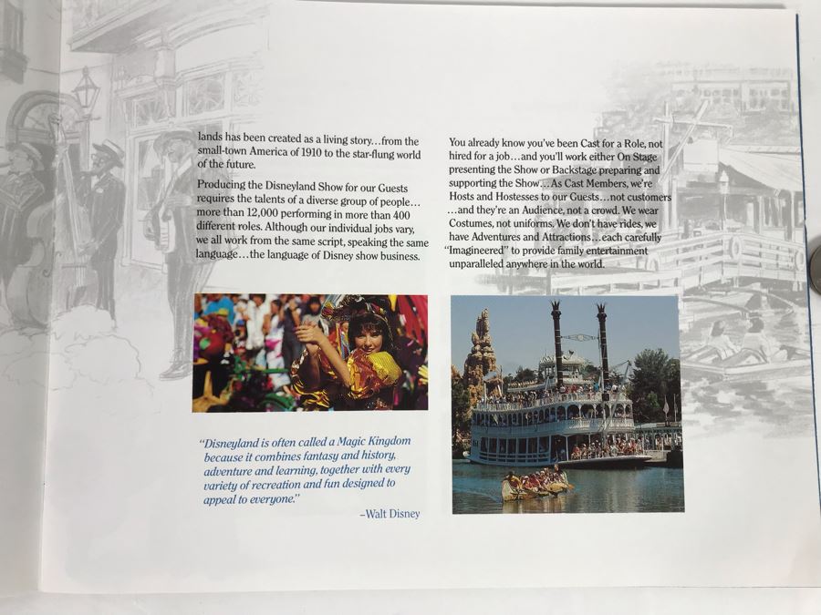 Disneyland Ephemera New Employee Courtesy Standards Welcome Book [Photo 4]