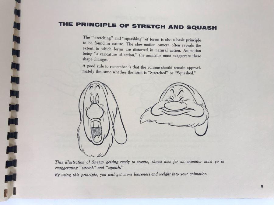 Rare Walt Disney's Tips On Animation Book By Walt Disney Published By The Art Corner At Disneyland (Originally Sold At Disneyland Opening Year) [Photo 11]