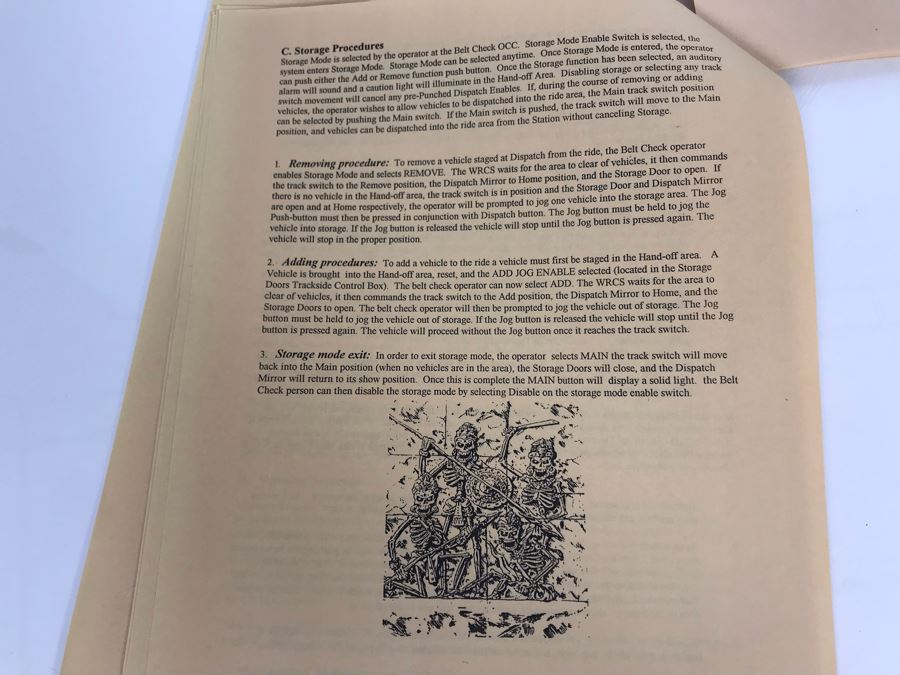 Disneyland Ephemera Indiana Jones Adventure Amusement Park Ride Operating Manual And Information [Photo 10]