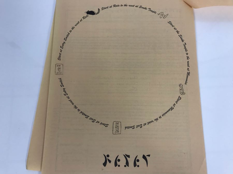 Disneyland Ephemera Indiana Jones Adventure Amusement Park Ride Operating Manual And Information [Photo 26]