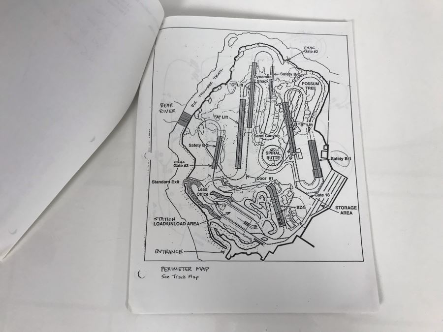Disneyland Ephemera Big Thunder Mountain Railroad Amusement Park Ride Operating Manual And Information [Photo 11]