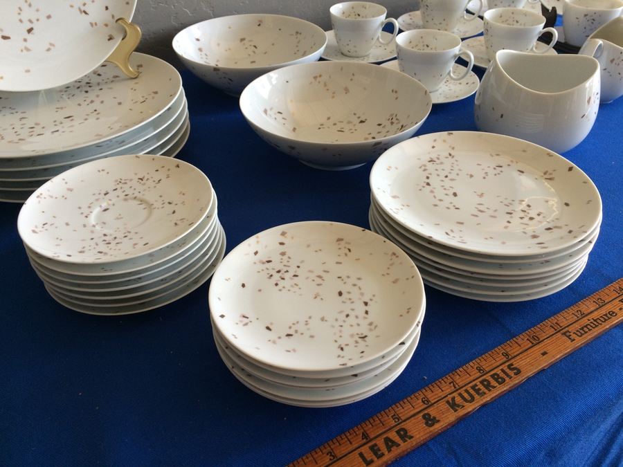 Raymond Loewy Continental China Confetti Germany Mid-Century China Set [Photo 5]