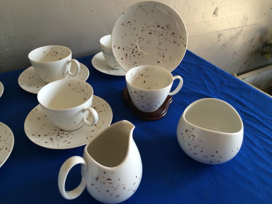 Raymond Loewy Continental China Confetti Germany Mid-Century China Set [Photo 6]