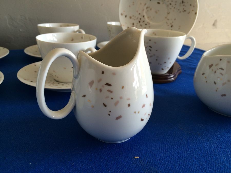 Raymond Loewy Continental China Confetti Germany Mid-Century China Set [Photo 2]