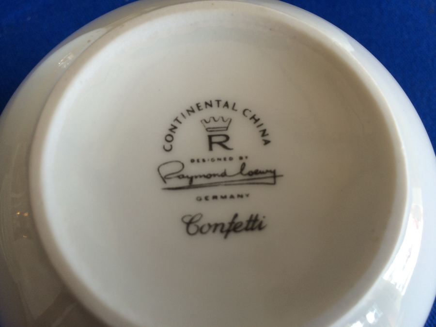 Raymond Loewy Continental China Confetti Germany Mid-Century China Set [Photo 3]
