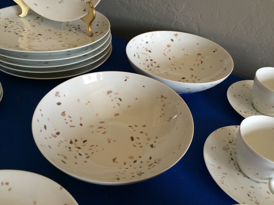 Raymond Loewy Continental China Confetti Germany Mid-Century China Set [Photo 11]