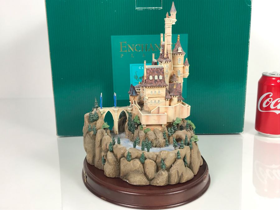 The Beast's Castle From Disney's 'Beauty And The Beast' Enchanted Places From Walt Disney Classics Collection With Box (Residual Museum Wax On Bottom) [Photo 13]