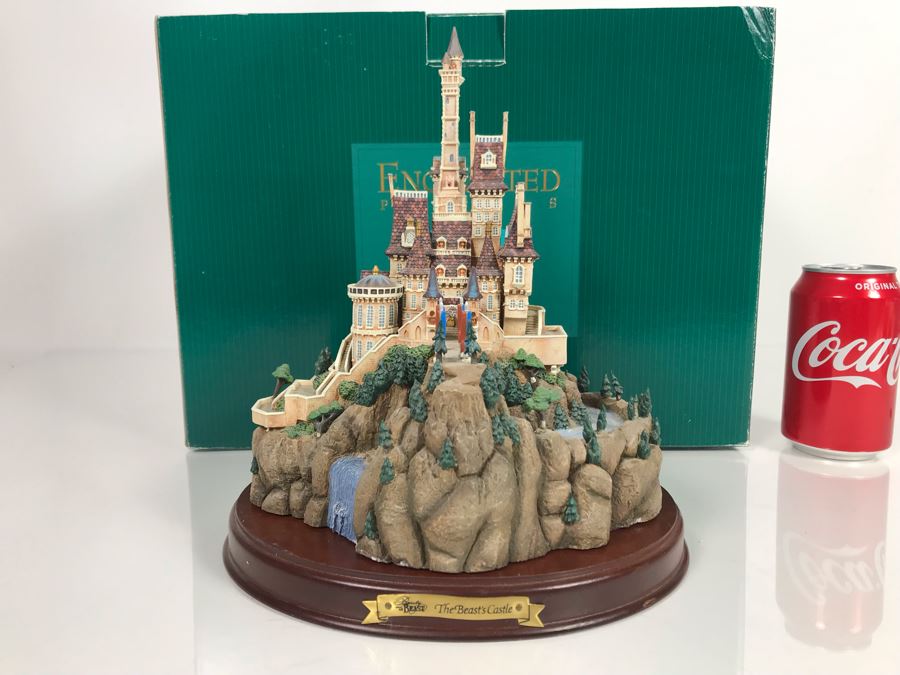 The Beast's Castle From Disney's 'Beauty And The Beast' Enchanted Places From Walt Disney Classics Collection With Box (Residual Museum Wax On Bottom) [Photo 1]