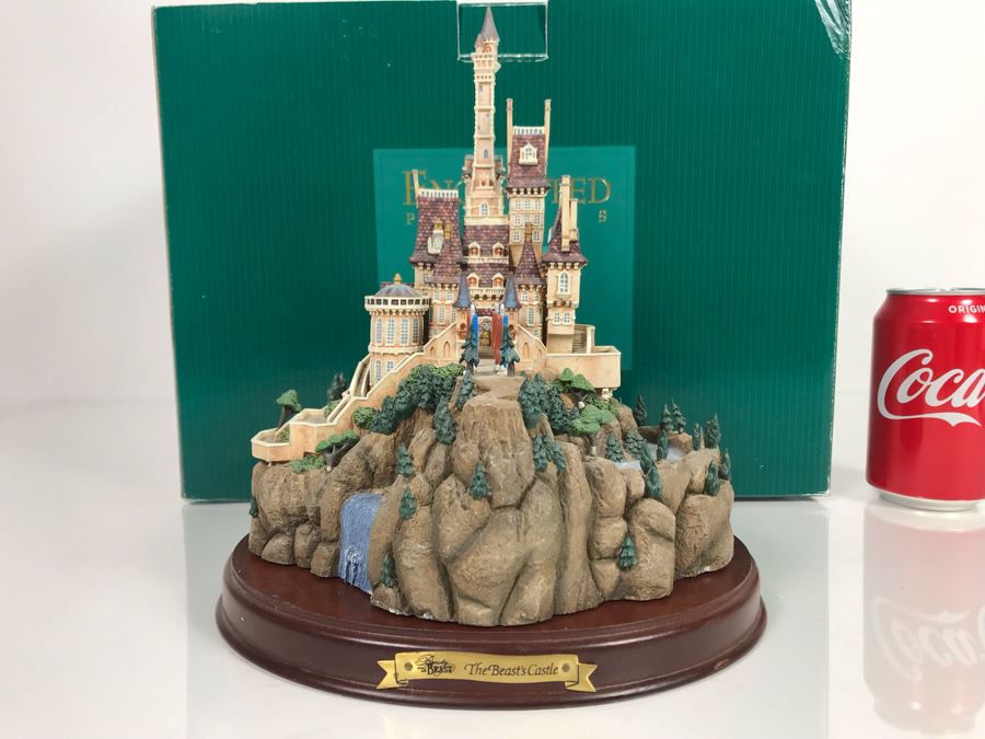 The Beast's Castle From Disney's 'Beauty And The Beast' Enchanted Places From Walt Disney Classics Collection With Box (Residual Museum Wax On Bottom) [Photo 2]