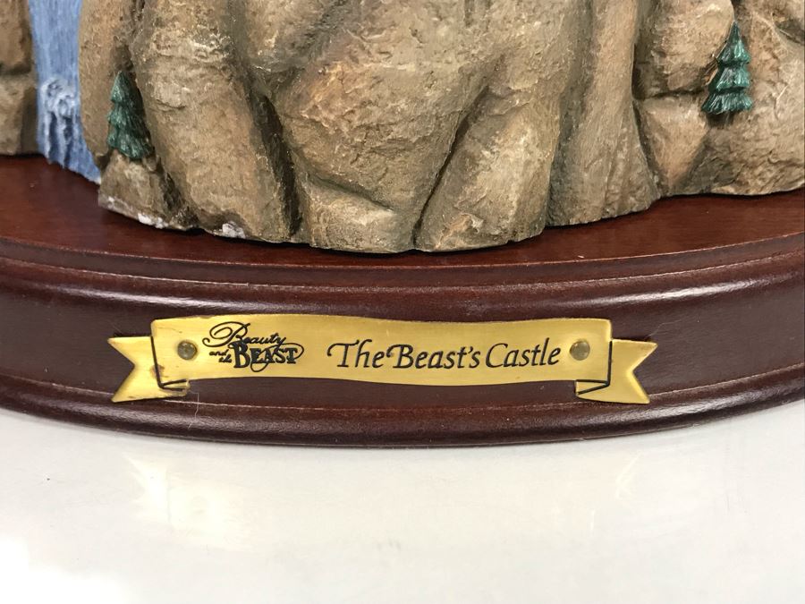 The Beast's Castle From Disney's 'Beauty And The Beast' Enchanted Places From Walt Disney Classics Collection With Box (Residual Museum Wax On Bottom) [Photo 3]