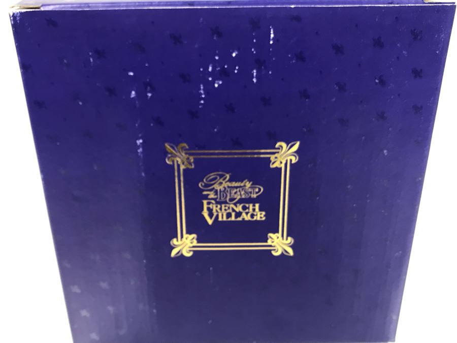 L'Argent French Village From Disney's Beauty And The Beast Village Figurine With Box (Residual Museum Wax On Bottom) [Photo 11]
