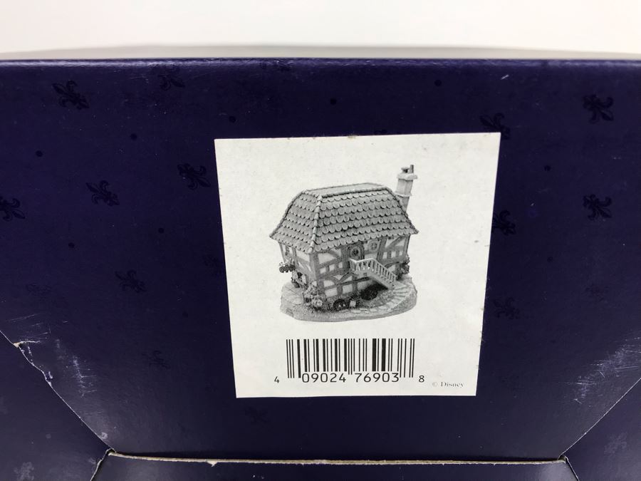 Boulangerie French Village From Disney's Beauty And The Beast Village Figurine With Box (Residual Museum Wax On Bottom) [Photo 9]