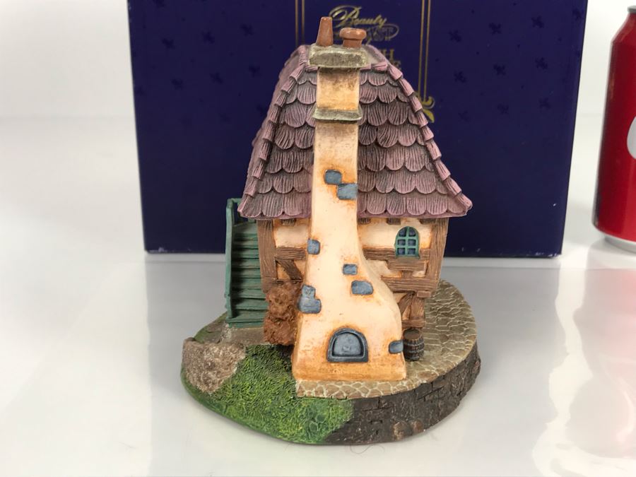 Boulangerie French Village From Disney's Beauty And The Beast Village Figurine With Box (Residual Museum Wax On Bottom) [Photo 6]