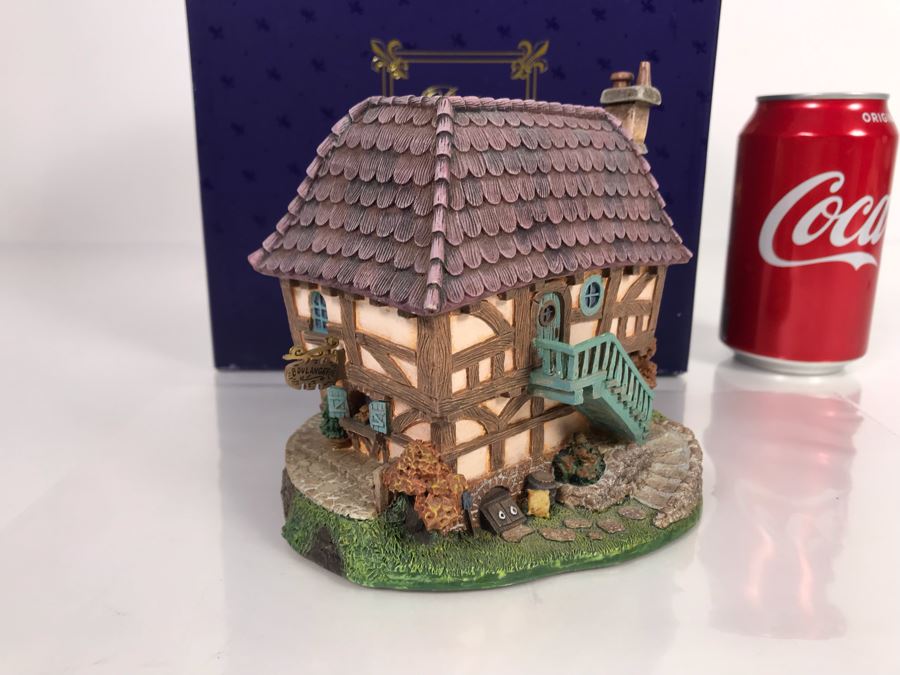 Boulangerie French Village From Disney's Beauty And The Beast Village Figurine With Box (Residual Museum Wax On Bottom) [Photo 3]