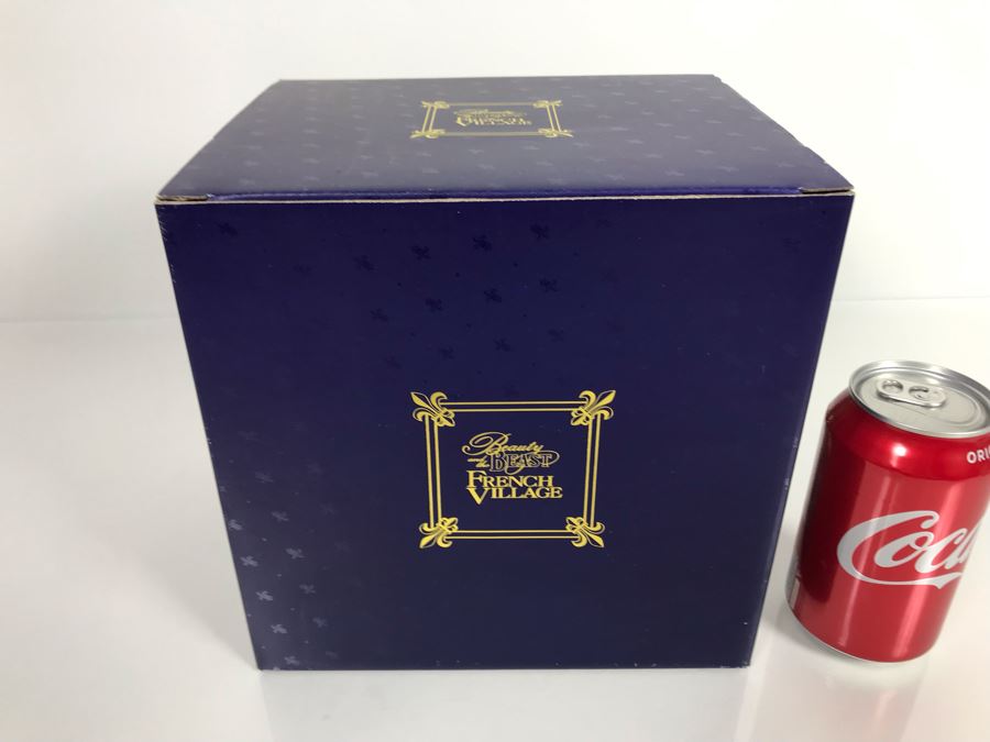 Boulangerie French Village From Disney's Beauty And The Beast Village Figurine With Box (Residual Museum Wax On Bottom) [Photo 8]
