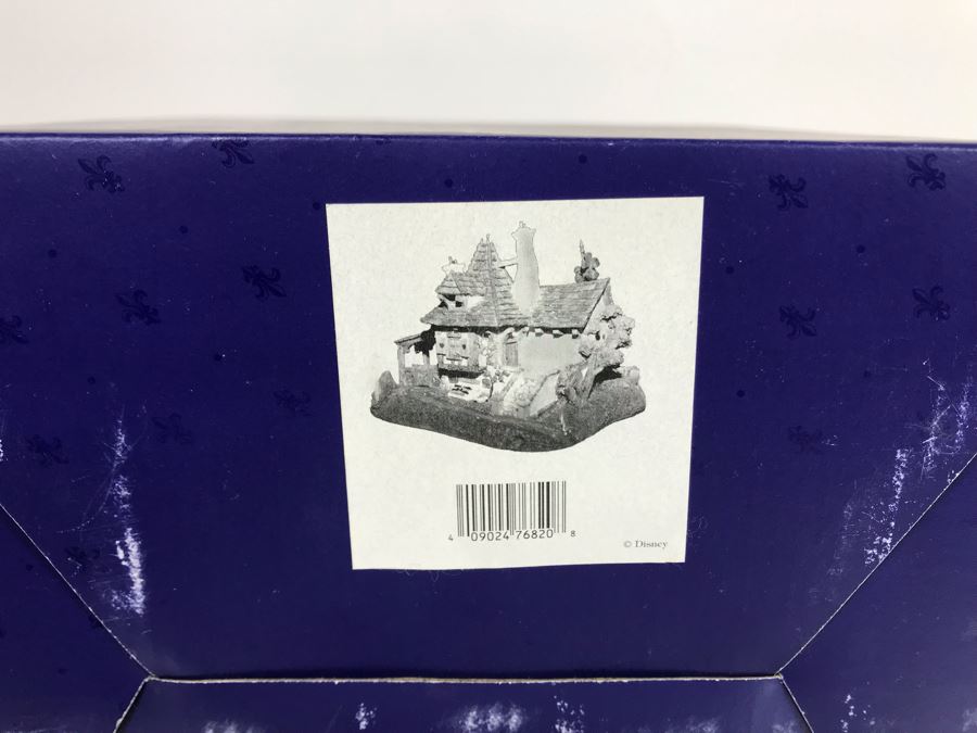 Belle & Maurice's Cottage French Village From Disney's Beauty And The Beast Village Figurine With Box (Residual Museum Wax On Bottom) [Photo 8]