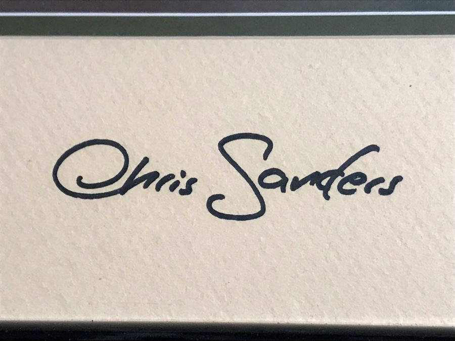 Limited Edition Walt Disney Sericel Hand Signed 'Viva La Hula!' From Lilo & Stitch Edition Size 1,500 Framed Hand Signed By Chris Sanders And Dean DeBlois With Certificate Of Authenticity 14 X 9 [Photo 7]