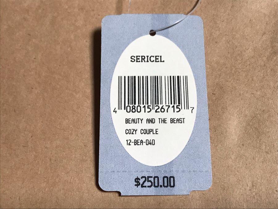 Limited Edition Walt Disney Sericel Cozy Couple From Beauty And The Beast Framed Edition Size 5,000 With Certificate Of Authenticity 13.5 X 10 [Photo 7]