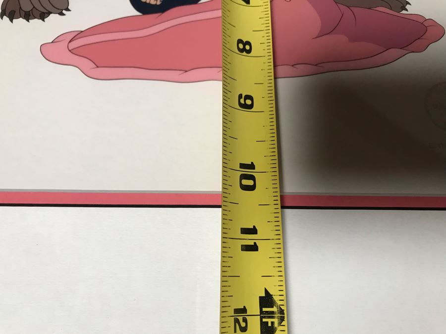 Limited Edition Walt Disney Sericel Cozy Couple From Beauty And The Beast Framed Edition Size 5,000 With Certificate Of Authenticity 13.5 X 10 [Photo 13]