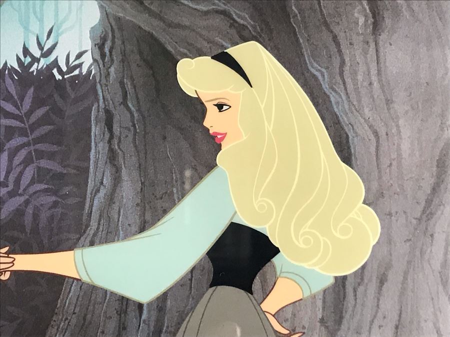 Limited Edition Walt Disney Sericel Dream Duet From Sleeping Beauty Framed Edition Size 5,000 With Certificate Of Authenticity 13 X 10 [Photo 5]