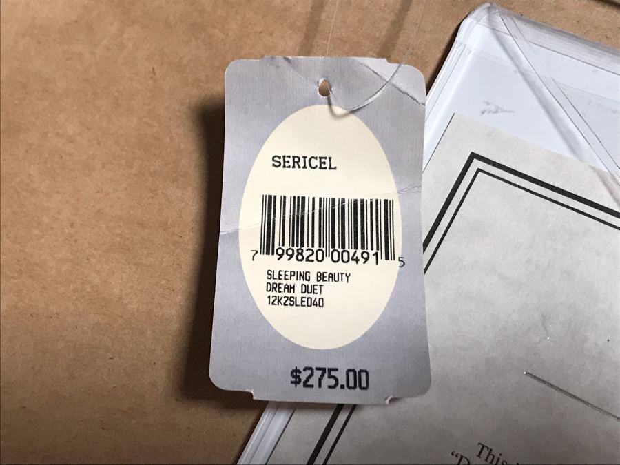 Limited Edition Walt Disney Sericel Dream Duet From Sleeping Beauty Framed Edition Size 5,000 With Certificate Of Authenticity 13 X 10 [Photo 11]