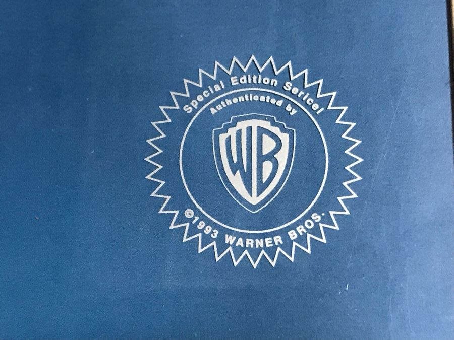 Special Edition Sericel 1993 Warner Bros. L.A. Screenings June 5, 1993 Framed 13 X 12 [Photo 5]