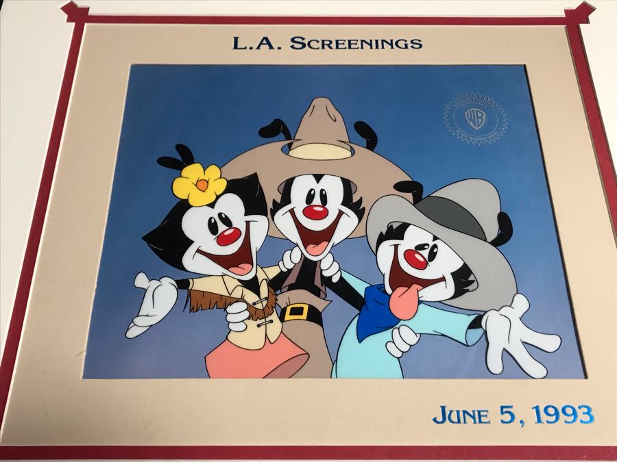Special Edition Sericel 1993 Warner Bros. L.A. Screenings June 5, 1993 Framed 13 X 12 [Photo 7]