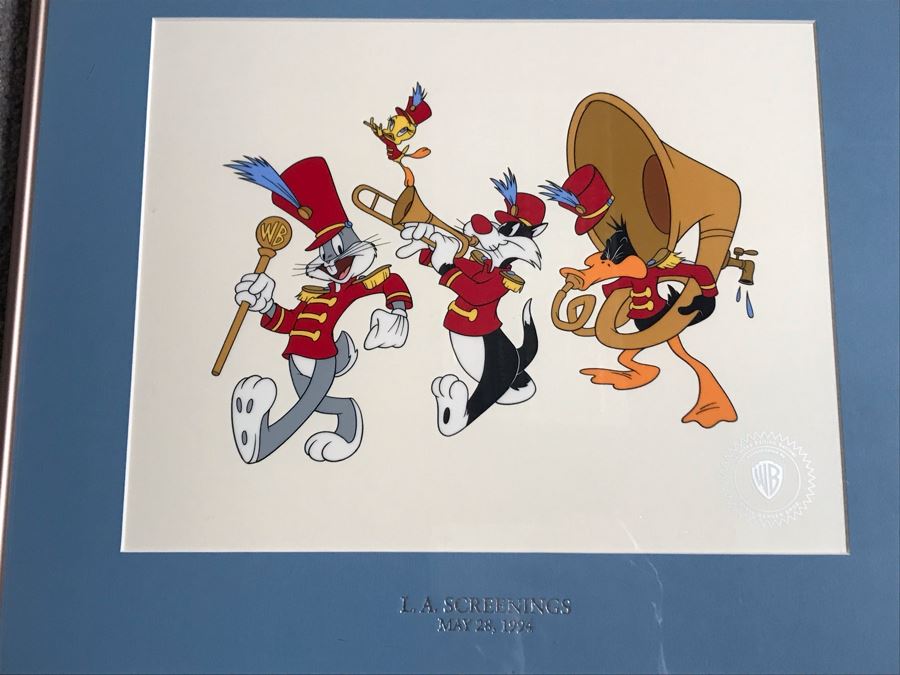 Limited Edition Sericel 1994 Warner Bros. L.A. Screenings May 28, 1994 Framed 12 X 9.5 [Photo 2]