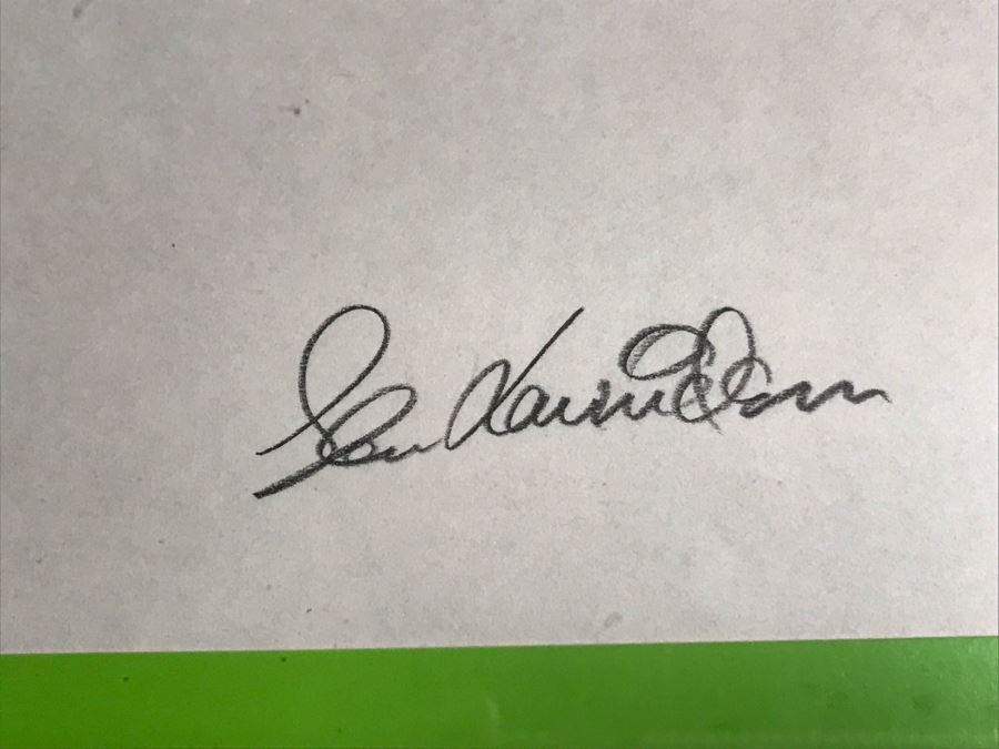 Original Hand Signed Disney Tinkerbell Drawing Framed 13 X 10 [Photo 7]