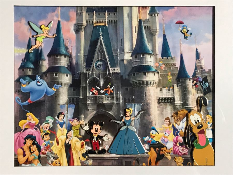 Disney Framed Prints ミッキーのゴルフcaninecaddy Disney “Golfer Mickey” Mouse “Canine Caddy” 1941 Sketch