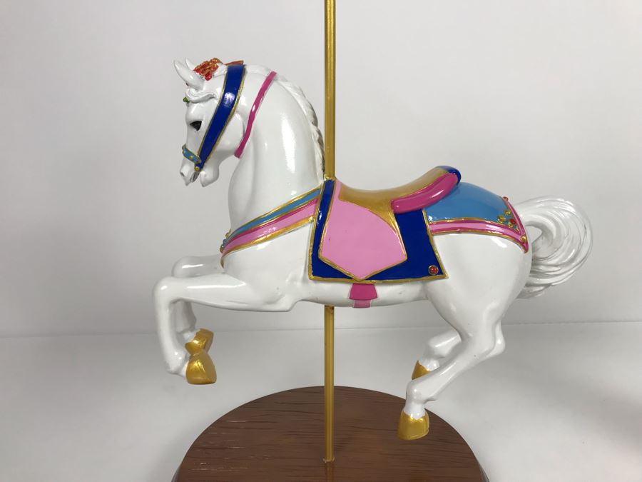 Limited Edition Figurine Jingles Carousel Horse 1955 Exclusive Release For 2015 D23 Convention - Limite To 60 Pieces From Artist Alex Maher The Art Of Disney Theme Parks 10W X 14H With Box [Photo 10]