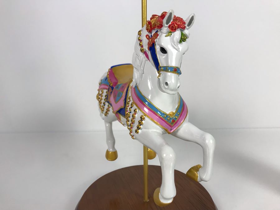 Limited Edition Figurine Jingles Carousel Horse 1955 Exclusive Release For 2015 D23 Convention - Limite To 60 Pieces From Artist Alex Maher The Art Of Disney Theme Parks 10W X 14H With Box [Photo 9]