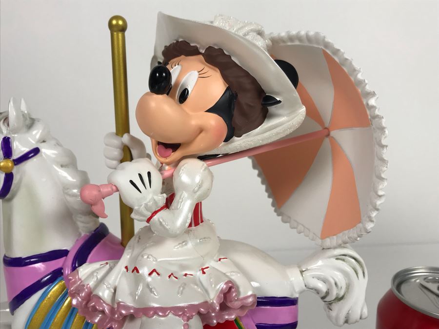 Mary Poppins Minnie Mouse Carousel Horse The Art Of Disney Theme Park Merchandise With Box 8W X 10H [Photo 4]