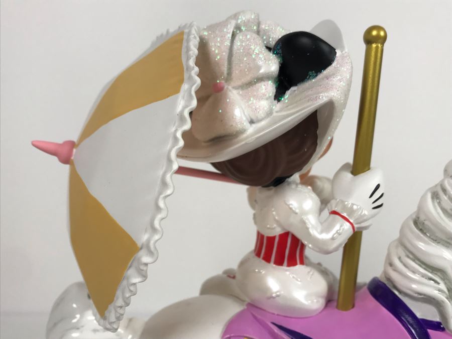 Mary Poppins Minnie Mouse Carousel Horse The Art Of Disney Theme Park Merchandise With Box 8W X 10H [Photo 9]
