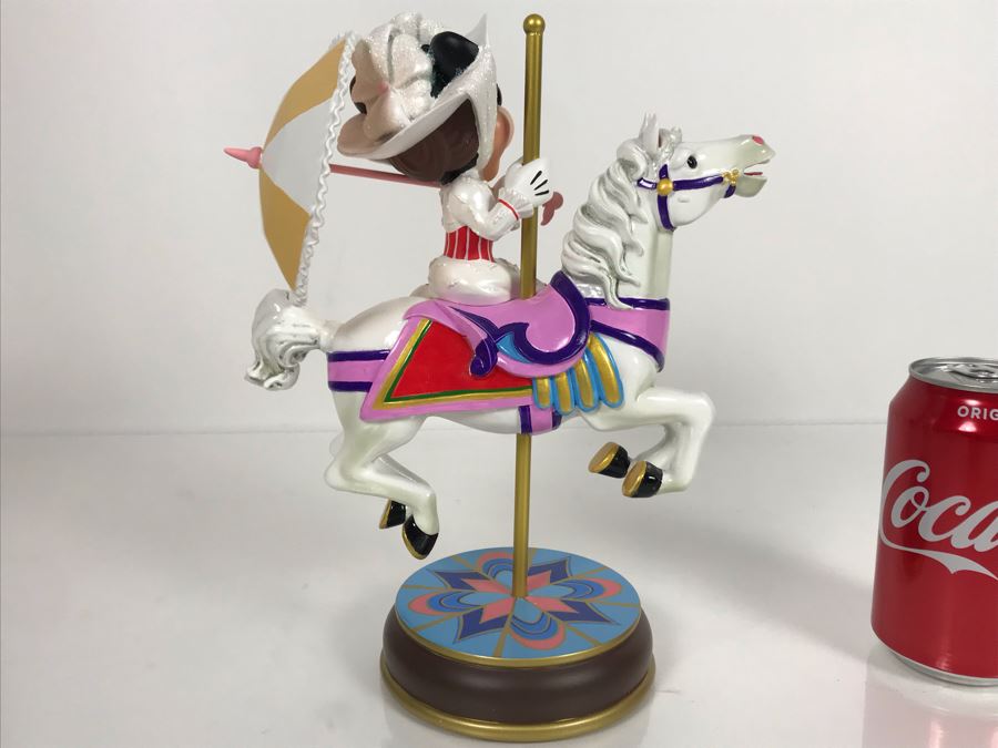 Mary Poppins Minnie Mouse Carousel Horse The Art Of Disney Theme Park Merchandise With Box 8W X 10H [Photo 8]